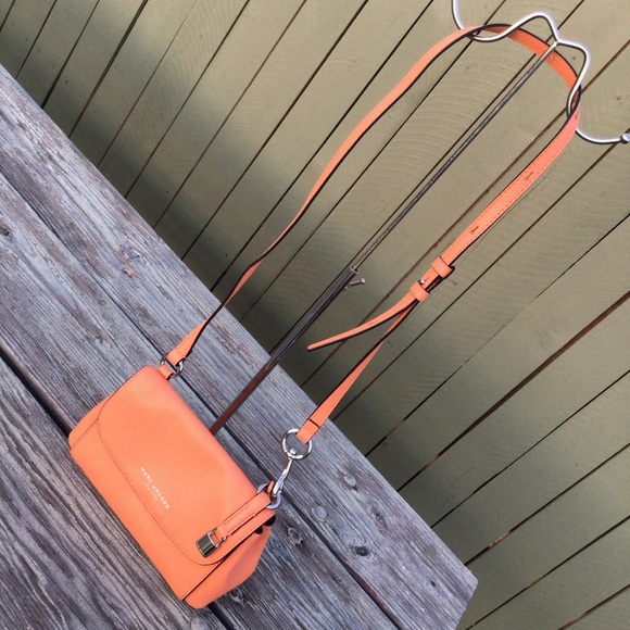 Marc Jacobs Orange Soft Leather Crossbody Bag - Picture 2 of 15